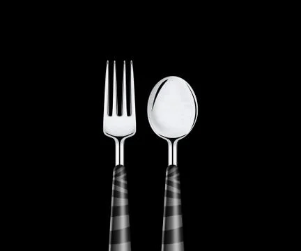 Fork and spoon Stock Photos