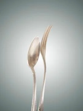 Fork and spoon Stock Photos