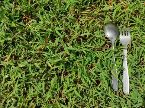 Fork and spoon Stock Photos