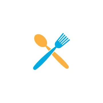 Fork and spoon vector 스톡 일러스트
