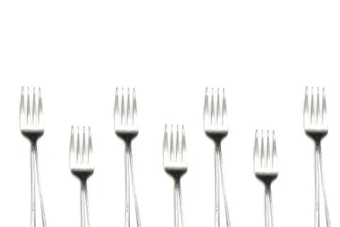 Fork background Stock Photos