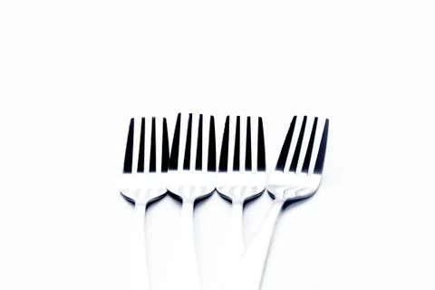 Fork background Stock Photos