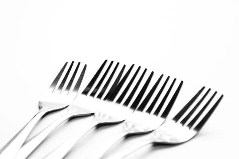 Fork background Stock Photos