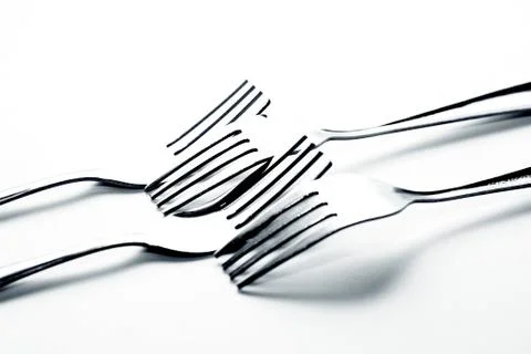 Fork background Stock Photos