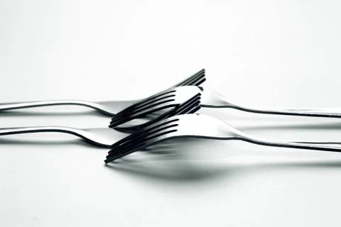 Fork background Stock Photos