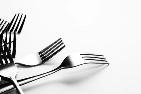 Fork background Stock Photos