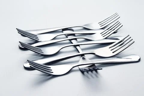 Fork background Stock Photos