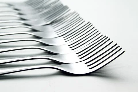 Fork background Stock Photos