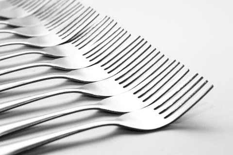 Fork background Stock Photos