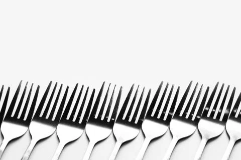 Fork background Stock Photos