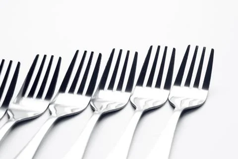 Fork background Stock Photos