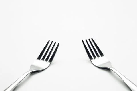 Fork background Stock Photos