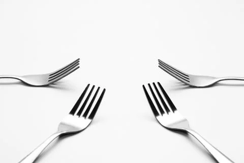 Fork background Stock Photos