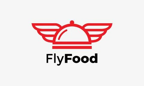 Fork button click logo vector cooking time food concept restaurant canteen .. Stock Illustration