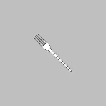 Fork computer symbol Stock Illustration