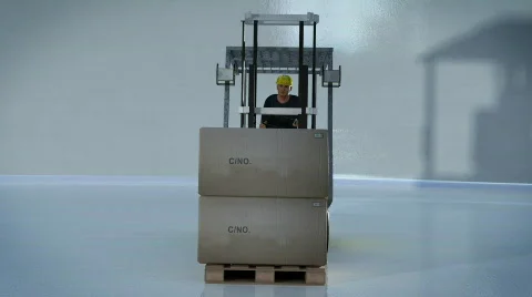 Fork delivery Stock Footage 772815