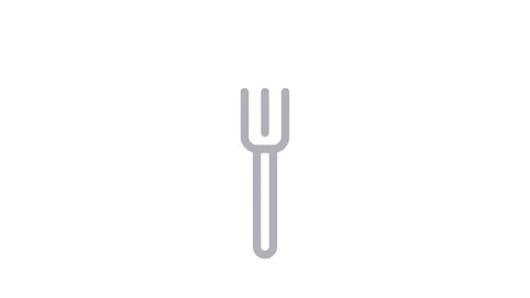A fork holding a cooked sausage, positioned against a neutral background. Stock Footage 334913680