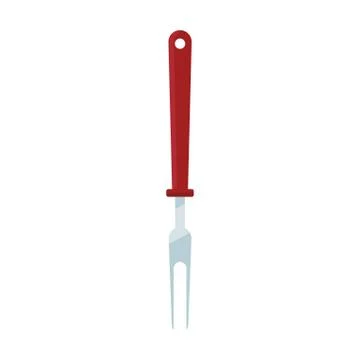 Fork icon, kitchen utensils design Stock Illustration