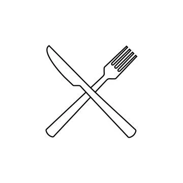 Fork icon vector. fork and knife icon vector. restaurant icon Stock Illustration
