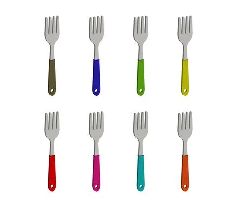 Fork illustrated in vector on a white background Stock Illustration