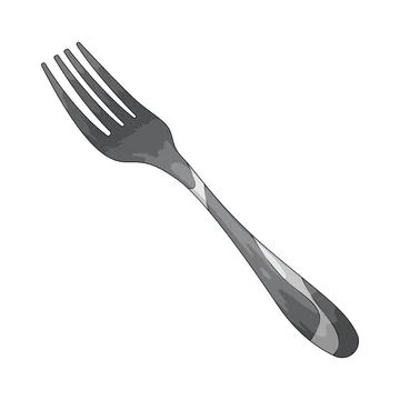 Fork illustration Stock Illustration
