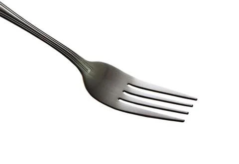 Fork isolated. kitchen accessories close up Stock Photos