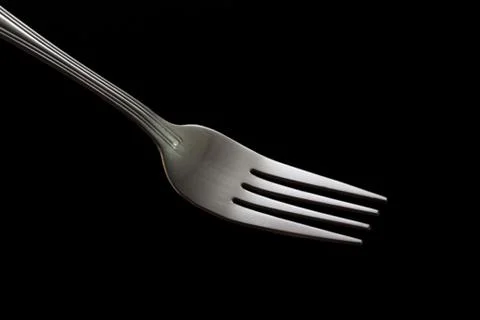 Fork isolated. kitchen accessories close up Stock Photos