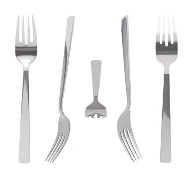 Fork isolated Stock Photos