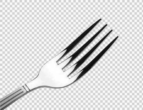 Fork  isolated on transporent background, Stock Photos