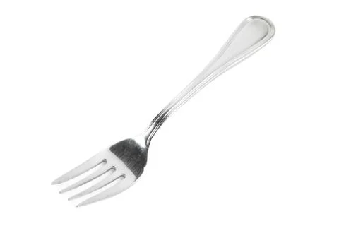 Fork isolated on white background Stock Photos