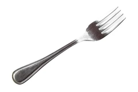 Fork isolated on white background Stock Photos