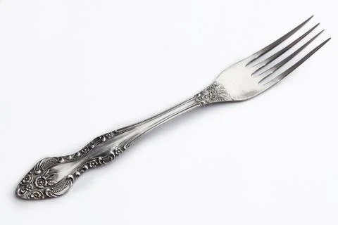Fork isolated on white background Stock Photos