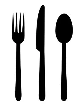 Fork, Knife and Spoon Stock-Illustration