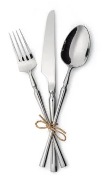 Fork, Knife and Spoon Stock-Fotos