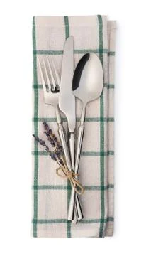 Fork, Knife and Spoon Stock Photos