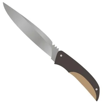 Fork knife Stock Illustration