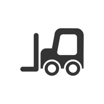 Fork Lift Icon Illustrazione stock
