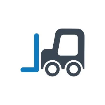 Fork Lift Icon Illustrazione stock