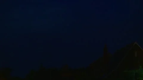 Fork lightning during thunder storm york yorkshire united kingdom Stock Footage 258659224