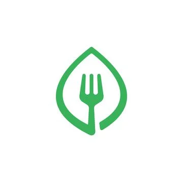Fork logo Stock Illustration