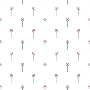 Fork road arrow pattern showing choice and direction Stock Illustration