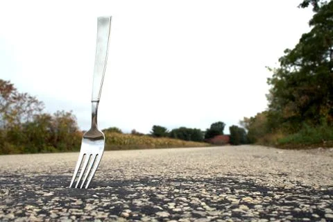 Fork in the road Stock Photos