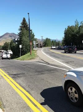 Fork in road Stock Photos