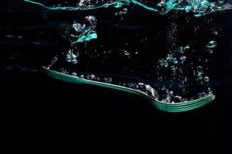 Fork splash Stock Photos