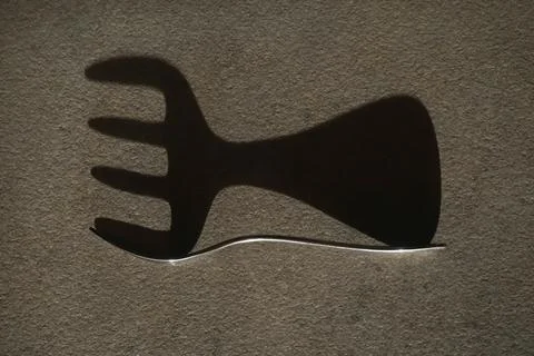 The fork is on the table Foto stock