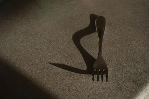 The fork is on the table Stock Photos