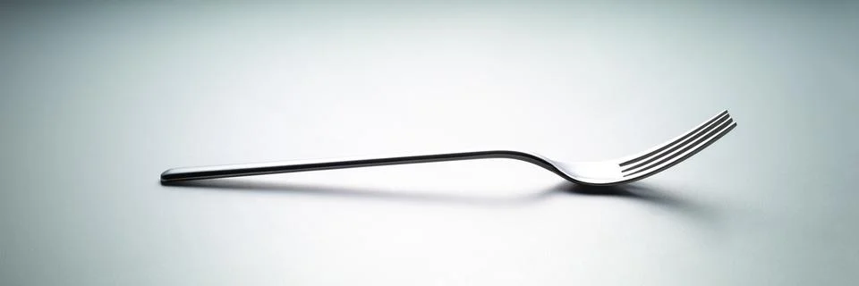 Fork on white background Stock Photos