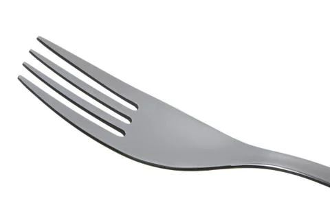 Fork on white Stock Photos