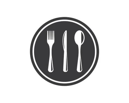 Fork,knife logo vector illustration Stock Illustration