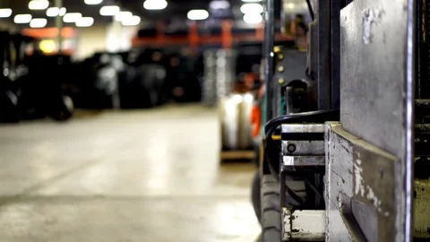 Forklift 1 Stock Footage